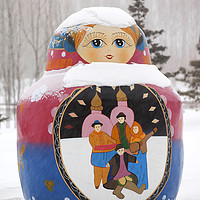 Buy canvas prints of Russian dolls. by Ashley Cooper