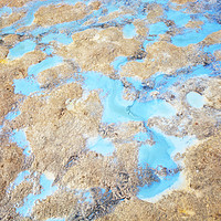 Buy canvas prints of Blue geothermal. by Ashley Cooper