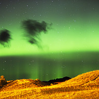 Buy canvas prints of Northern lights Iceland. by Ashley Cooper