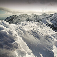 Buy canvas prints of Cuillin winter. by Ashley Cooper