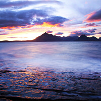 Buy canvas prints of Skye sunset by Ashley Cooper