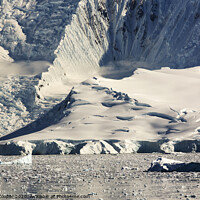 Buy canvas prints of The glacier. by Ashley Cooper