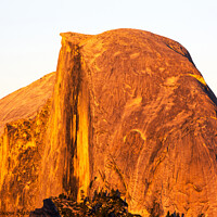 Buy canvas prints of Half Dome sunset. by Ashley Cooper