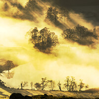 Buy canvas prints of Loughrigg Tarn by Ashley Cooper
