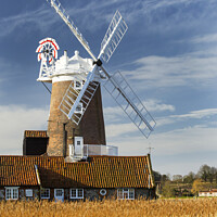 Buy canvas prints of Cley mill autumn by Ashley Cooper