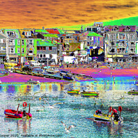 Buy canvas prints of St Ives by Ashley Cooper