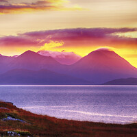 Buy canvas prints of Cuillins. by Ashley Cooper