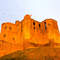 Buy canvas prints of Warkworth Castle by Ashley Cooper