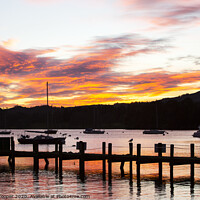 Buy canvas prints of Jetty dusk. by Ashley Cooper