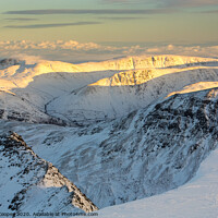Buy canvas prints of Striding Edge. by Ashley Cooper
