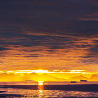 Buy canvas prints of Antarctic sunset by Ashley Cooper