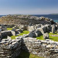 Buy canvas prints of Broch of Gurness  by Ashley Cooper