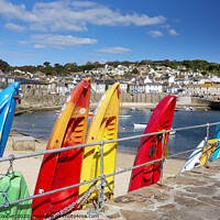 Buy canvas prints of Mousehole by Ashley Cooper