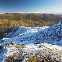 Buy canvas prints of Red Screes by Ashley Cooper