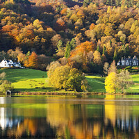 Buy canvas prints of Grasmere Autumn by Ashley Cooper