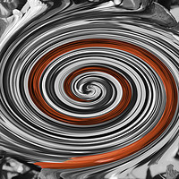 Buy canvas prints of Valentine Twirl - deepening spiral of love by Peter Smith