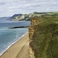 Buy canvas prints of Dorset Coast UK, Freshwater Bay by Peter Smith