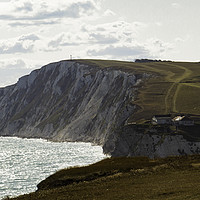 Buy canvas prints of Needles Headland Freshwater Bay Isle of Wight by Peter Smith