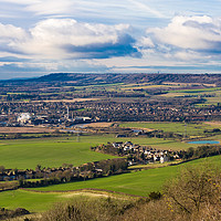 Buy canvas prints of The North Downs, Maidstone, Kent by Peter Smith