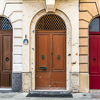 Buy canvas prints of Three vintage wooden doors by Jelena Maksimova