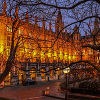 Buy canvas prints of Palace of Westminster at night by Jelena Maksimova