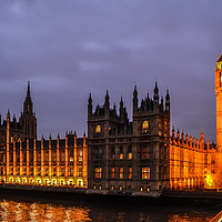 Buy canvas prints of Palace of Westminster at night by Jelena Maksimova