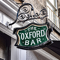 Buy canvas prints of The Oxford Bar by Amy Irwin-Steens