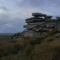 Buy canvas prints of Rock Formation on Bodmin Moor by Carolyn Barnard