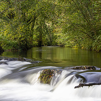 Buy canvas prints of River Lyner waterfall  by Carolyn Barnard