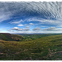 Buy canvas prints of Edale & Hope Valley from Kinder Scout by Steven Griffiths