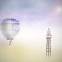 Buy canvas prints of Misty tower by gary telford