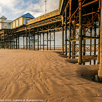 Buy canvas prints of Blackpool's central pier by gary telford
