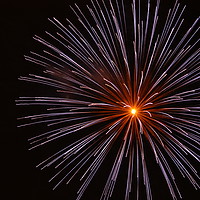 Buy canvas prints of Firework Gillingham  fireworks, 2017 by zoe knight