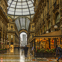 Buy canvas prints of Stores in Milan gallery. Italy europe by Mario Koufios