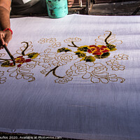 Buy canvas prints of the ancient technique of Malay batik art by Mario Koufios