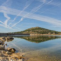Buy canvas prints of coast of the lake of navacerrada. Spain Madrid Guadarrama. by Mario Koufios