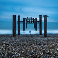 Buy canvas prints of Lost, Brighton West Pier, Sussex by Ben Dale