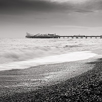 Buy canvas prints of The Raging Sea, Winter Storms, Brighton, UK. by Ben Dale