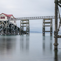 Buy canvas prints of Old Mumbles life boat house by Stephen Marsh