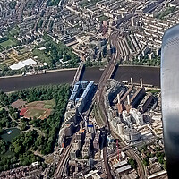 Buy canvas prints of Battersea from the air by Martin Smith
