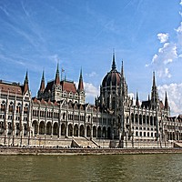 Buy canvas prints of Parliament building, Budapest by Martin Smith