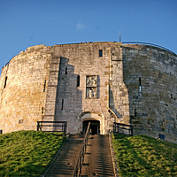 Buy canvas prints of Clifford's Tower, York by Martin Smith