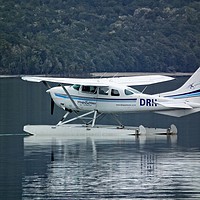 Buy canvas prints of Seaplane on lake Wakatipu by Martin Smith