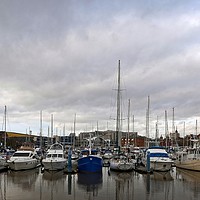 Buy canvas prints of Hull Marina by Martin Smith