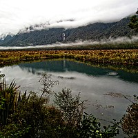 Buy canvas prints of Mirror lake, New Zealand by Martin Smith