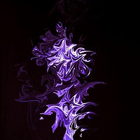 Buy canvas prints of Abstract in smoke by Martin Smith