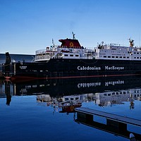 Buy canvas prints of The Clansman in dock by Martin Smith