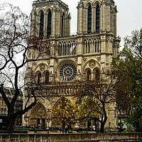 Buy canvas prints of Notre Dame Cathedral by Martin Smith