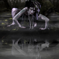 Buy canvas prints of Swamp Girl by Andy Bennette
