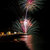 Buy canvas prints of Folk Fireworks by Andy Bennette